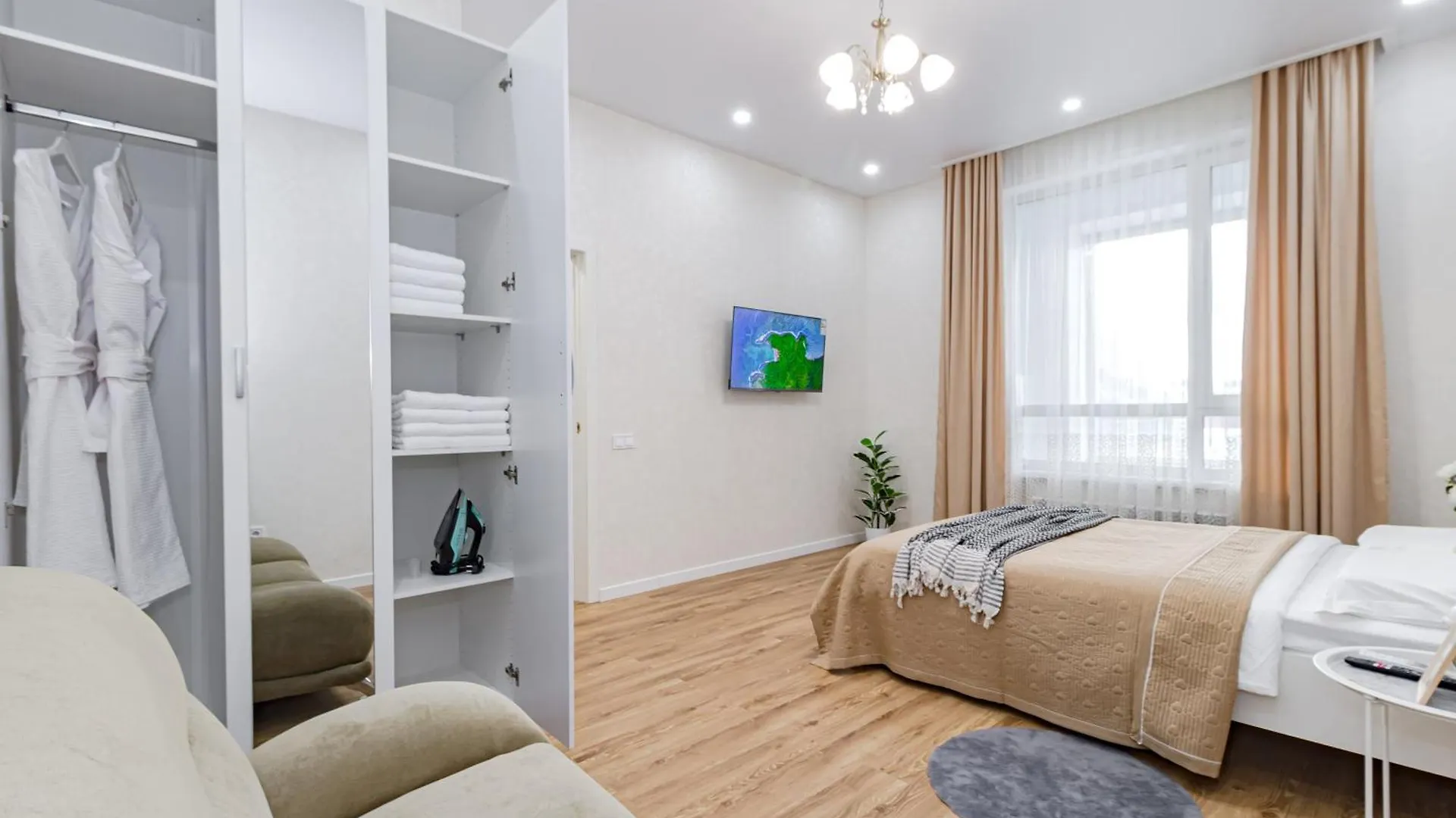 Центр Левого Берега Удобно Для Туристов Командированных Nur-Sultan  Apartment Nur-Sultan (Astana)